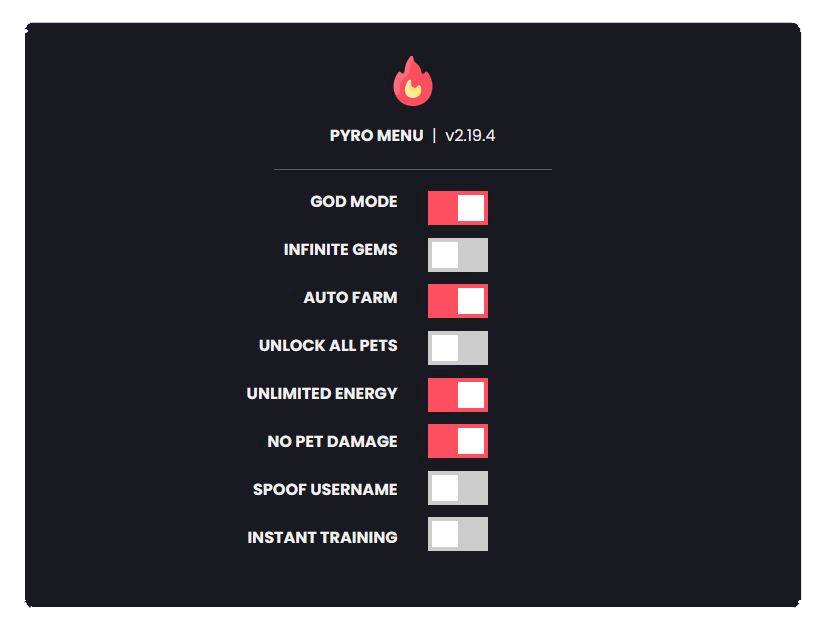 Pet Simulator X mod menu